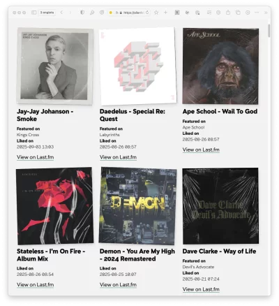 Let's transform thumbnails into vinyl covers