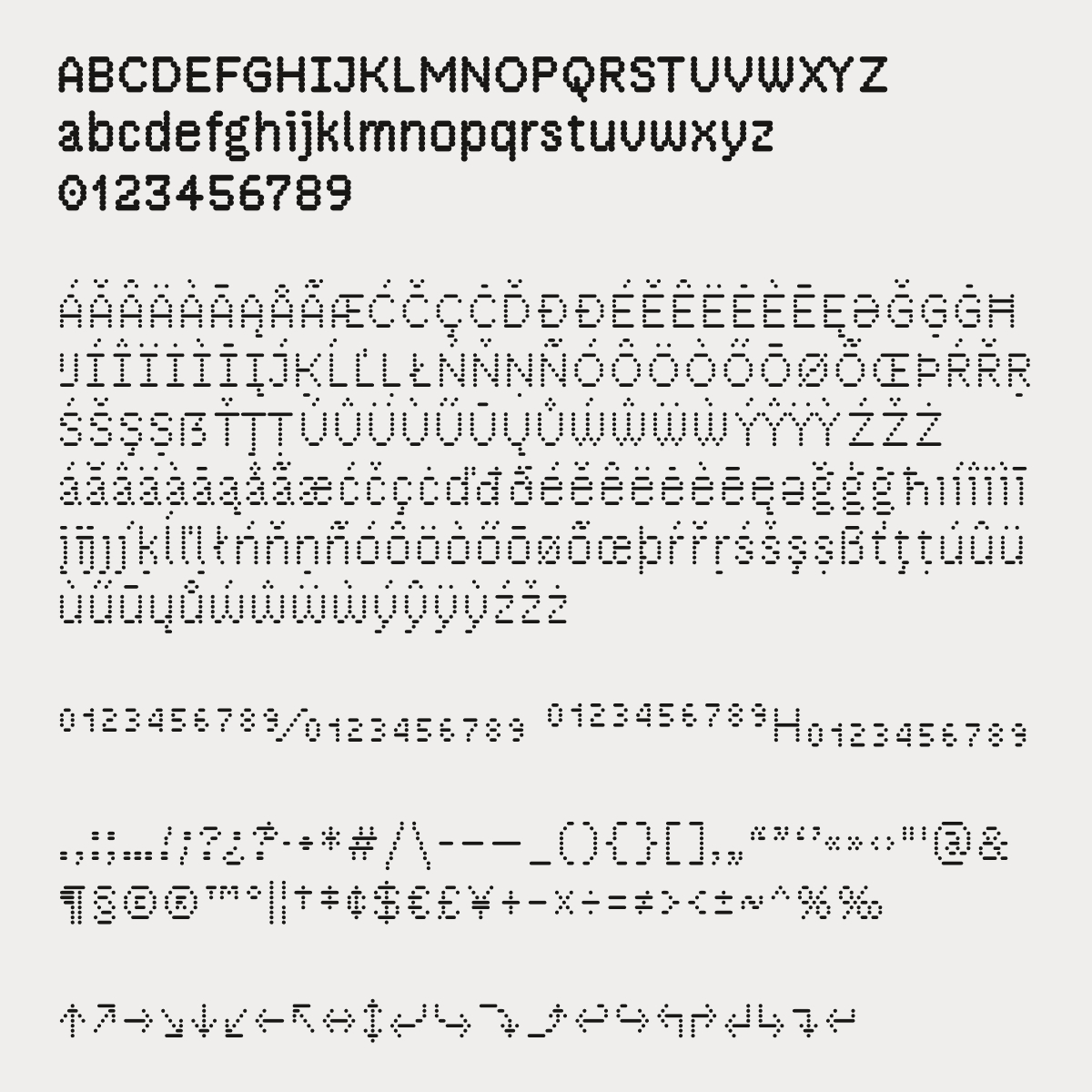 MD Thermochrome glyphset