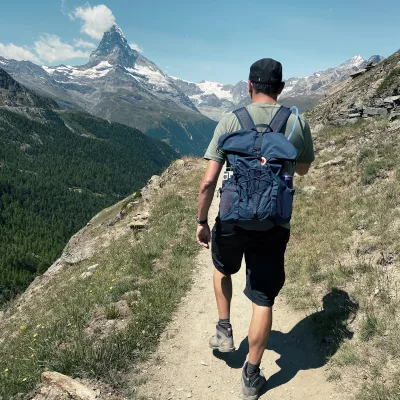 Walking in Zermatt