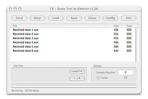 C6 - Sysex Tool by Elektron v1.2b