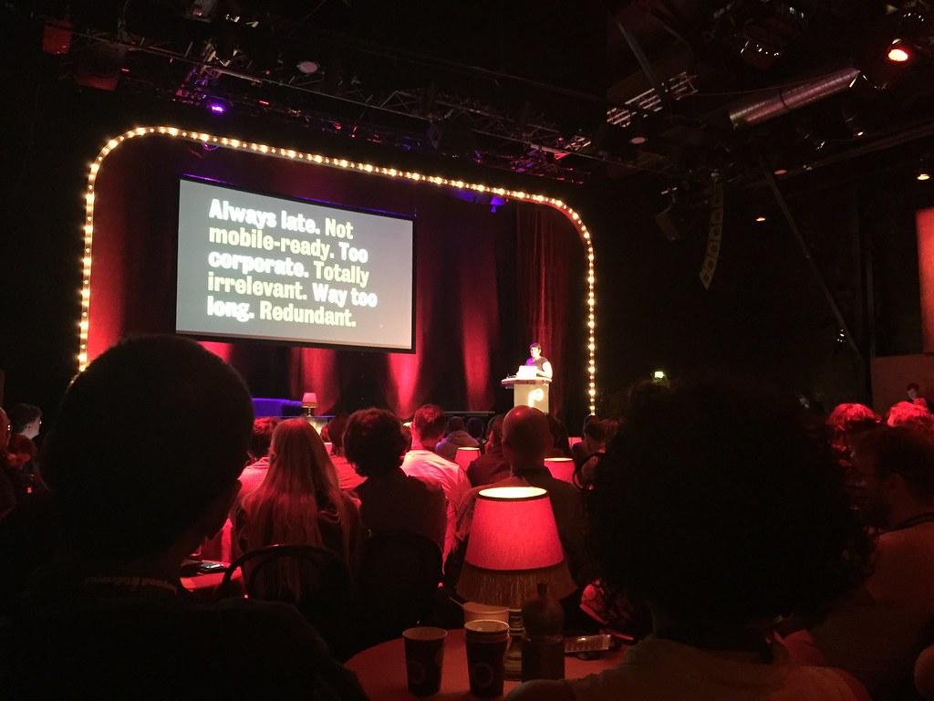 Always late. Not mobile-ready. Too corporate. Totally irrelevant. Way too long. Redundant.