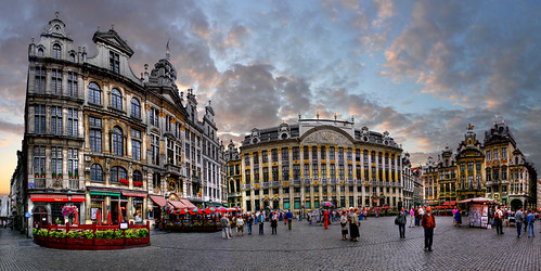 Great market, Brussels, Belgium