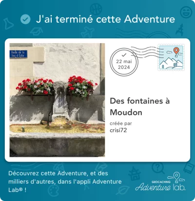 Postcard won after completing the Adventure Lab on the fountains of Moudon. It contains a photo of one of th…
![2024-05-23-04-49