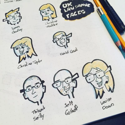 Sketching some faces for #uxls tomorrow